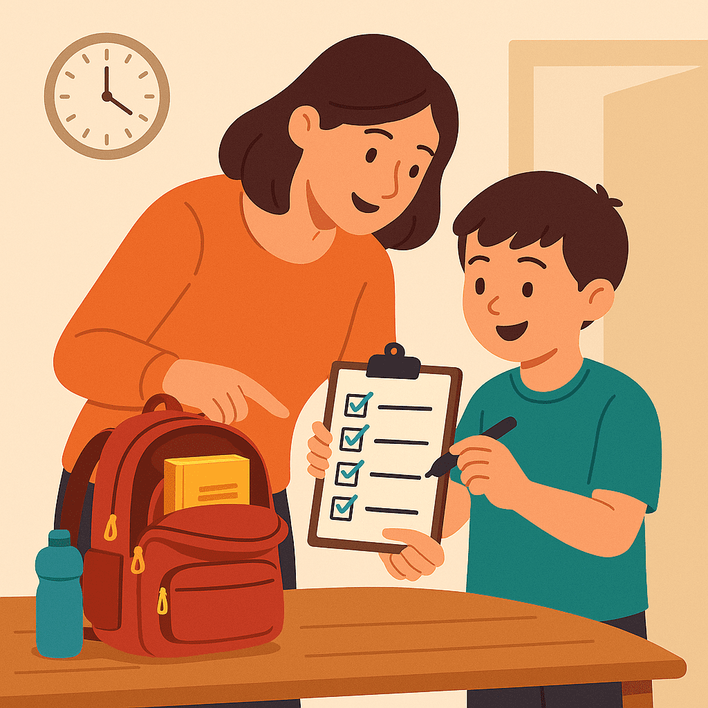 checklist sac ecole creche