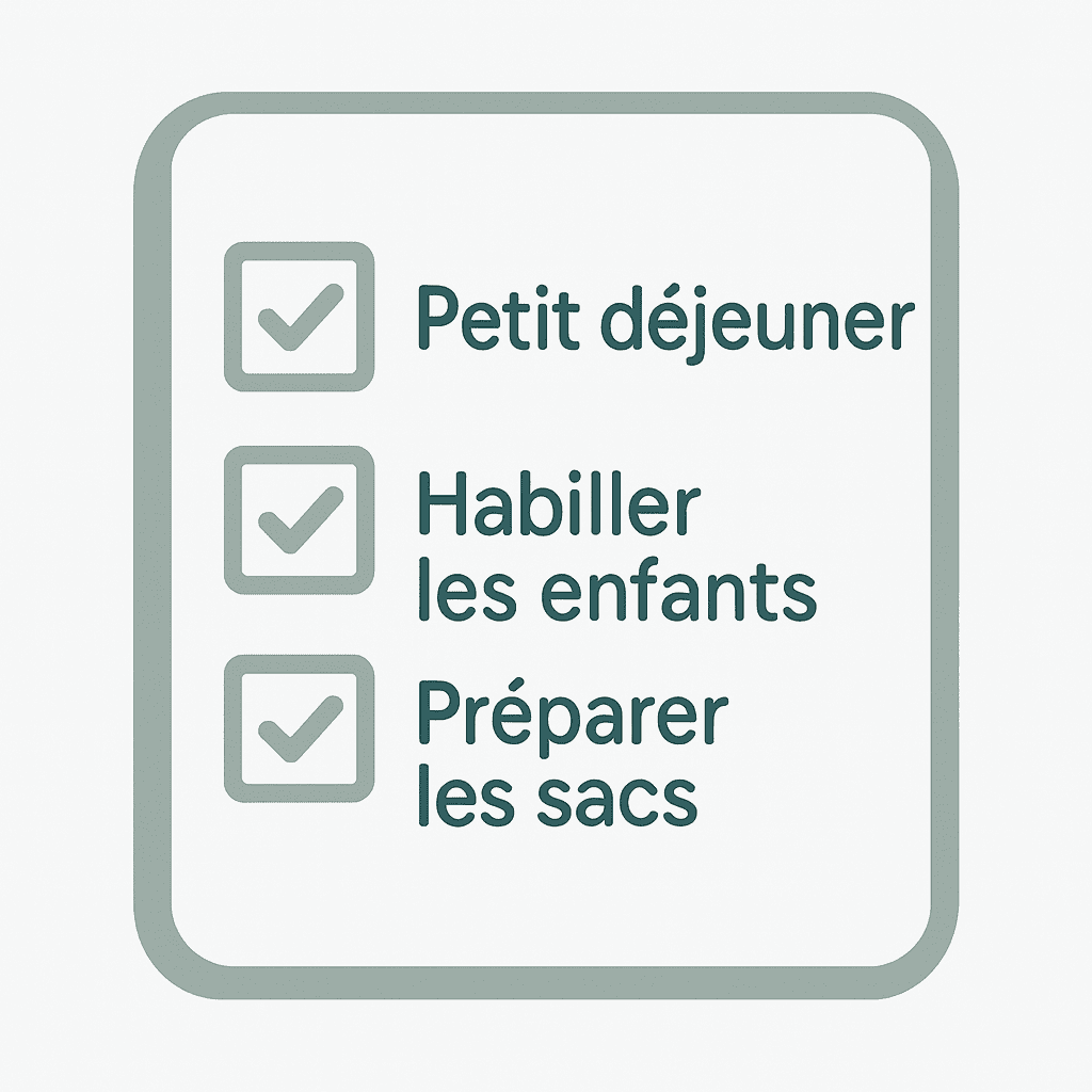 Organisation du matin avec bébé – priorités simples