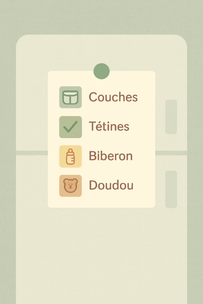 Checklist du matin pour parents pressés