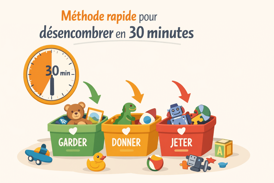 méthode tri chambre enfant