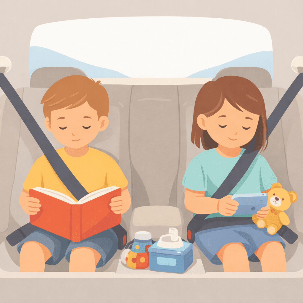 occuper enfants trajet voiture